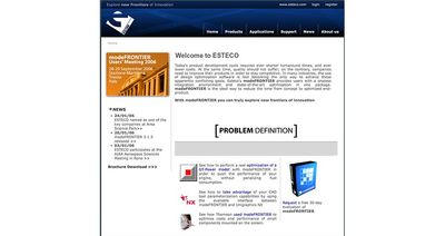 ESTECO website 2005