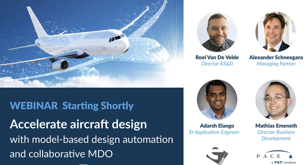 ESTECO Webinar shortly - accelerate aircraft design