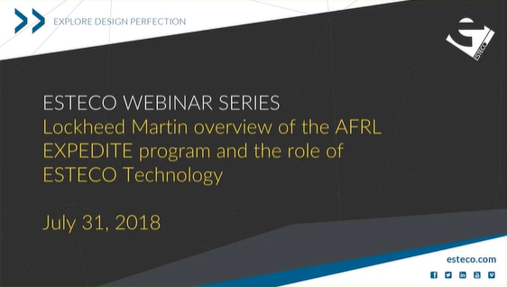 ESTECO Webinar series Lockheed Martin overview