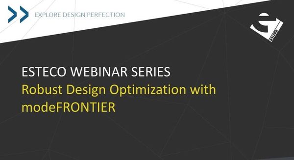 Robust Design Optimization with modeFRONTIER 2016