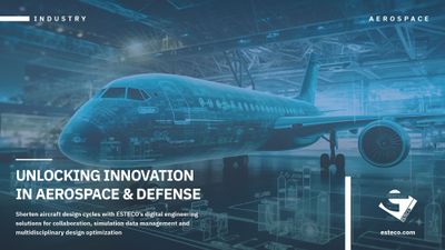 ESTECO innovation in aerospace & defense - Aerospace eBook