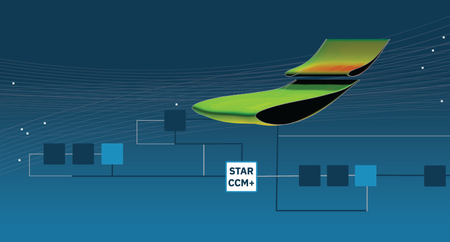CFD automation integration STAR CCM+ in modeFRONTIER workflow (illustration)