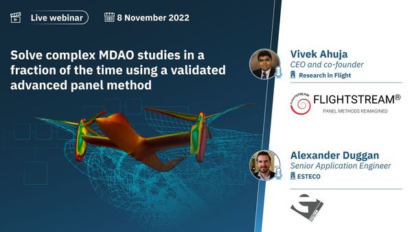 Solve complex MDAO studies in a fraction of the time using a validated advanced panel method