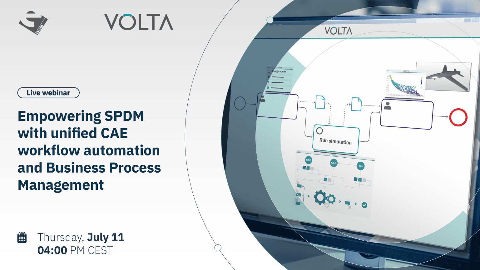 Empowering SPDM with unified CAE workflow and BPM | ESTECO