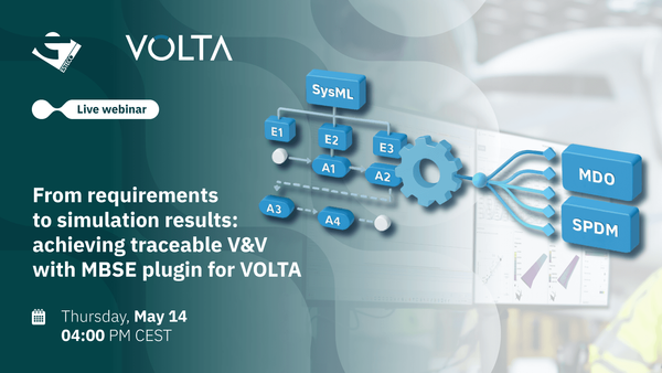 From requirements to simulation results: achieving traceable V&V with MBSE Plugin for VOLTA